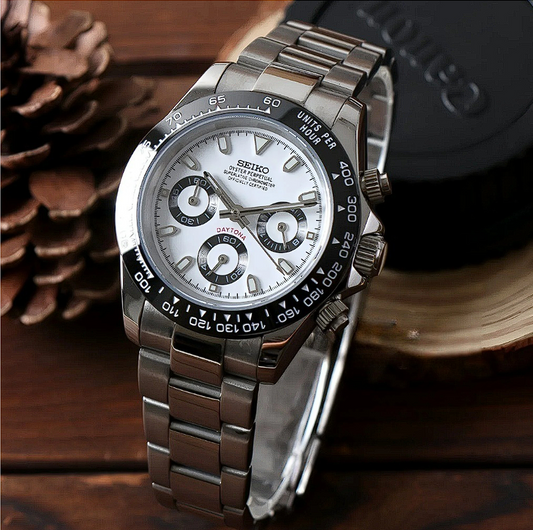 Chronographe Panda Acier