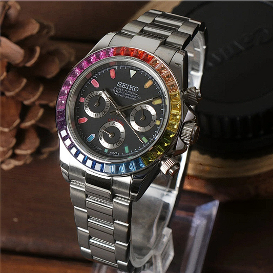 Chronographe Rainbow Pavé