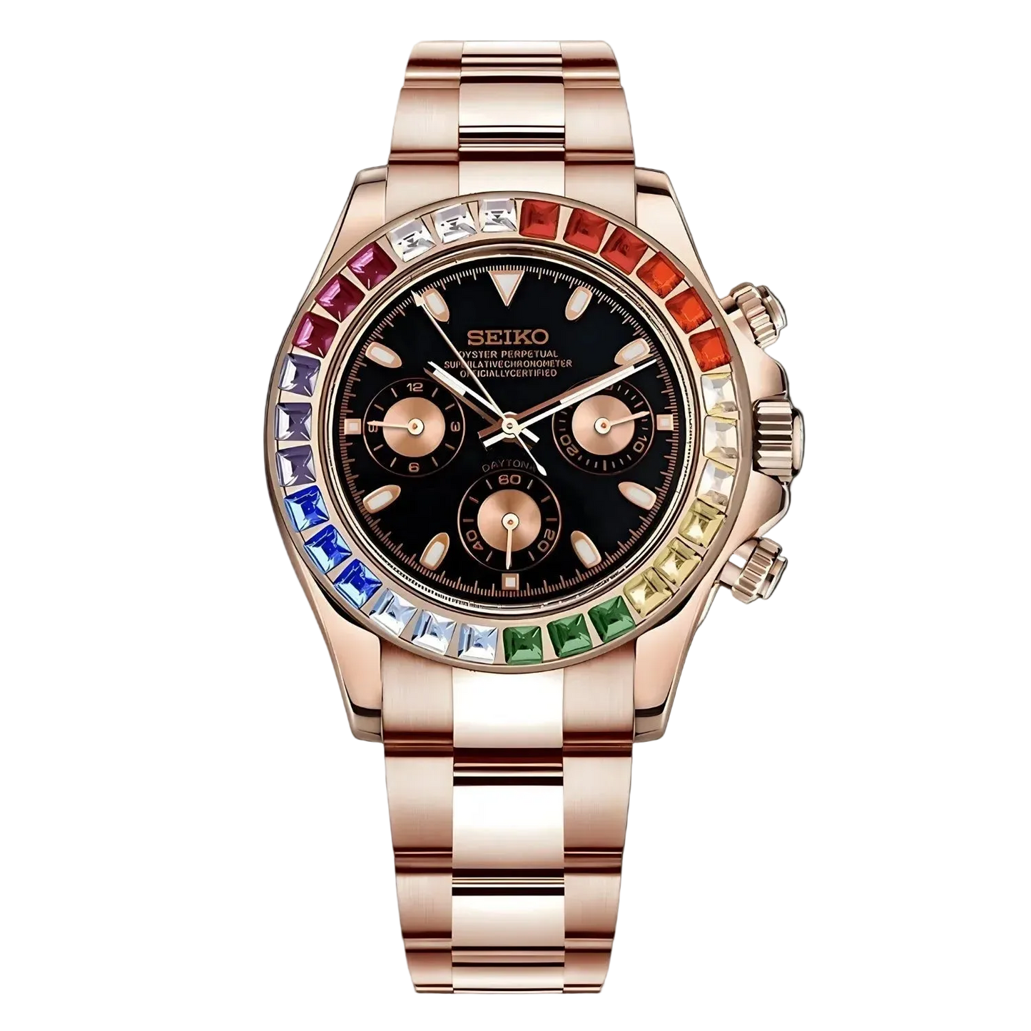 Chronographe Rainbow Or Rose